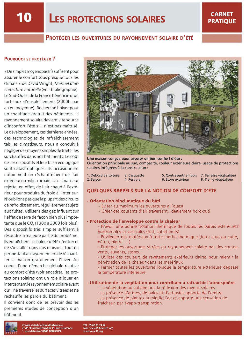 Fiche pratique Les Protections Solaires