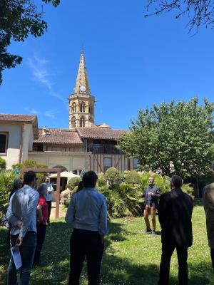 Visite du centre bourg de Martres-Tolosane
