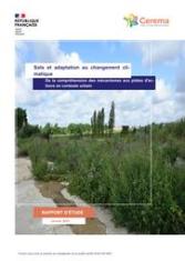 Sols et adaptation au changement climatique : De la compréhension des mécanisme aux pistes d'actions en contexte urbain