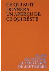 Le printemps de septembre 