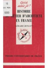 Histoire du métier d'architecte en France