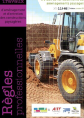 Travaux de terrassements des aménagements paysagers. Règles professionnelles