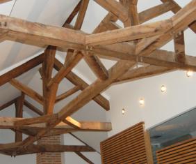 Charpente à ferme assemblée