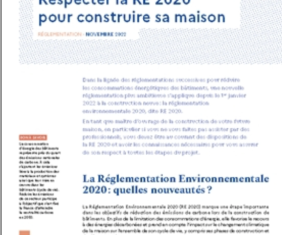 Respecter la RE 2020 pour construire sa maison