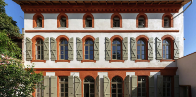 Façade sur jardin