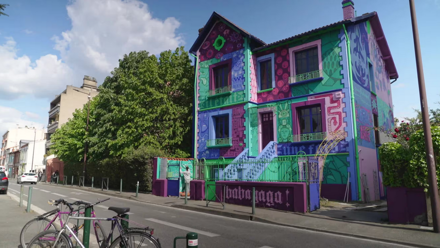 Maison colorée