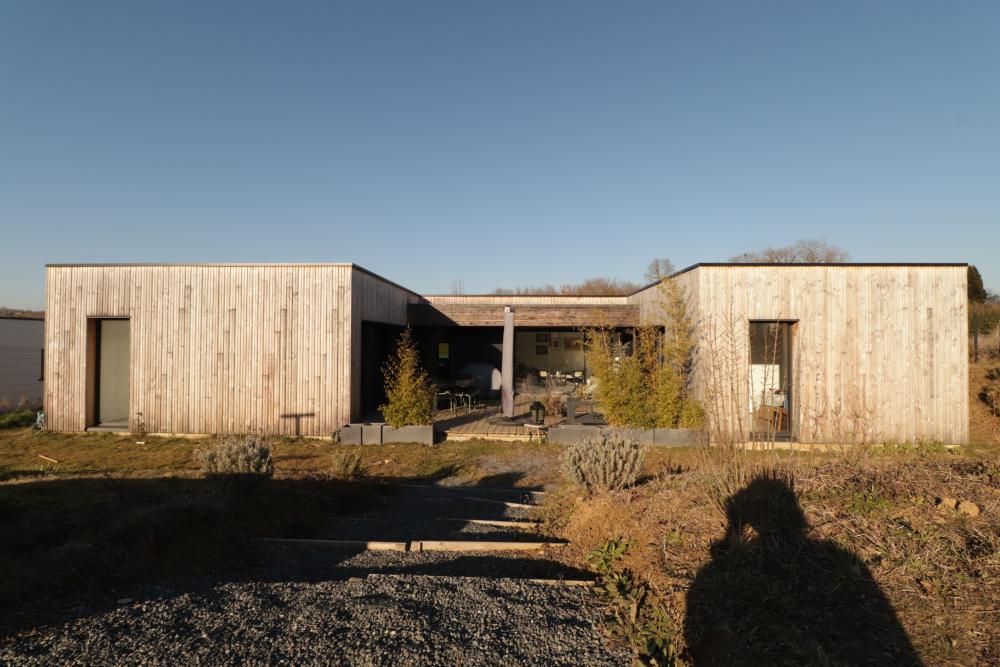 ©Aude Cuny architecte Vue de la façade sud