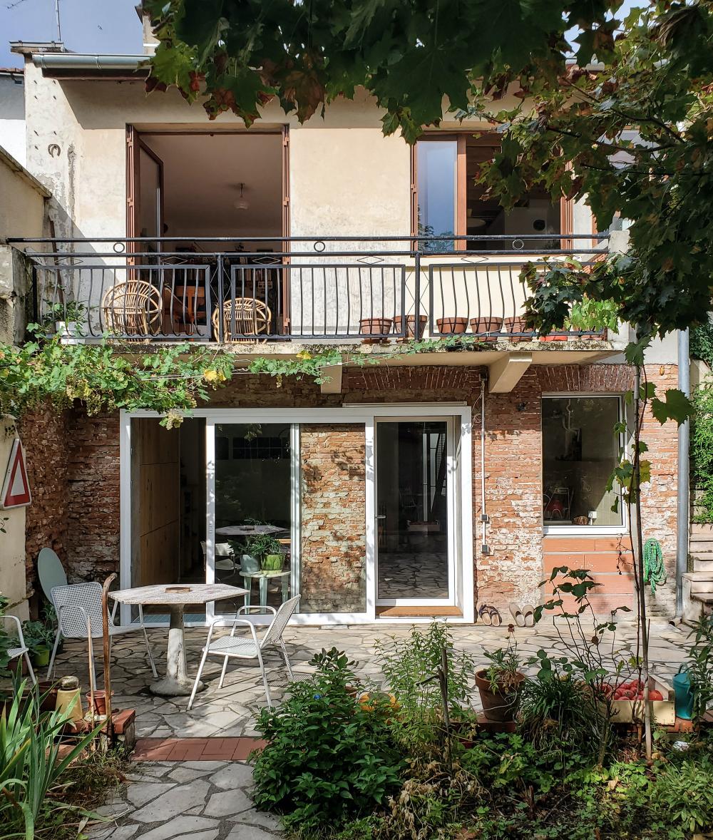 Vue de la façade arrière