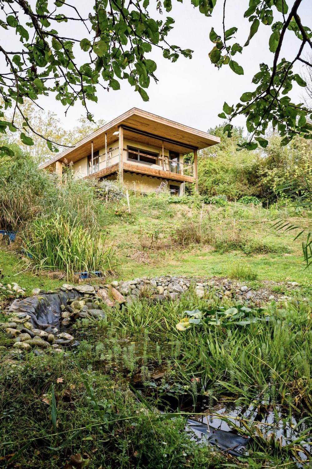 Maison dans la pente Carole Halais architecte