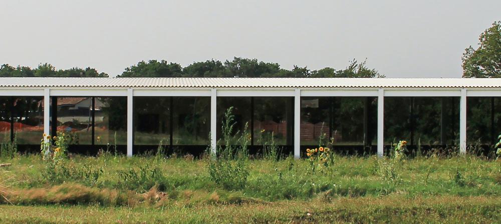 Façade sud de l'atelier
